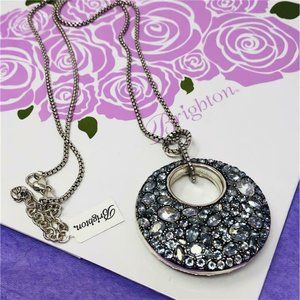 Brighton Trust Your Journey Blue Crystal convertible necklace  NWOT $158